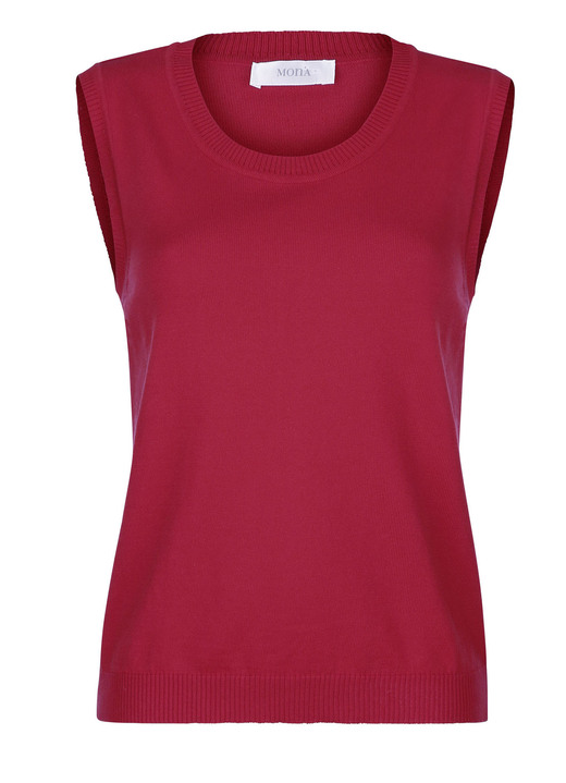 Shirts - Stricktop aus reiner Baumwolle, in Größe 038 bis 052, in Farbe GRÜN Ansicht 4