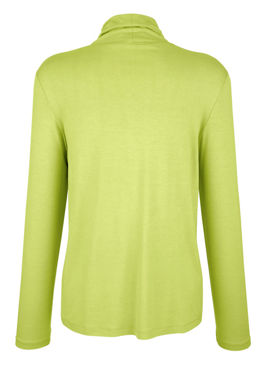 Shirts - Shirt mit Raffungen in 5 Farben, in Größe 038 bis 052, in Farbe ANTHRAZIT Ansicht 10