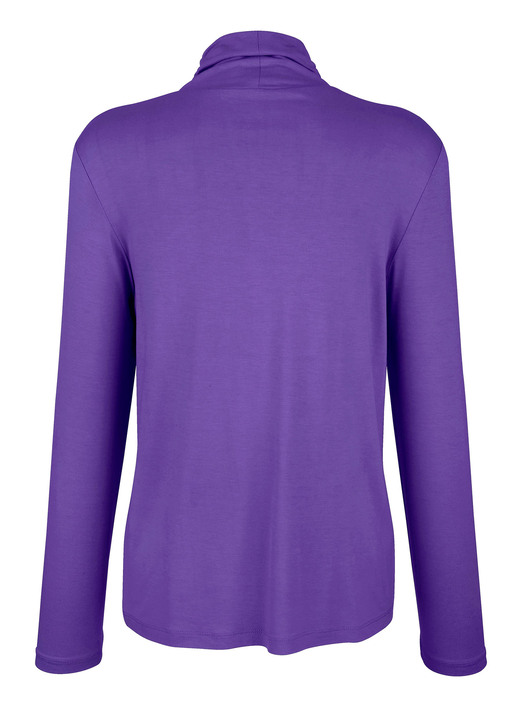 Shirts - Shirt mit Raffungen in 5 Farben, in Größe 038 bis 052, in Farbe ANTHRAZIT Ansicht 15