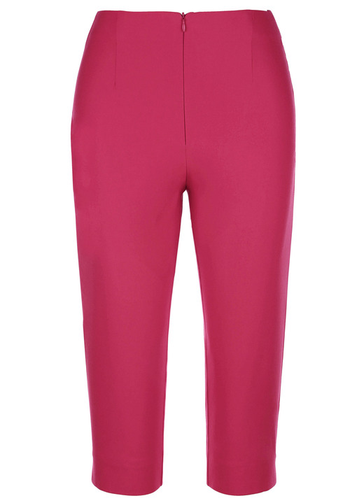 Hosen in Schlupfform - Caprihose mit komfortablem Dehnbund, in Größe 038 bis 052, in Farbe TÜRKIS Ansicht 3