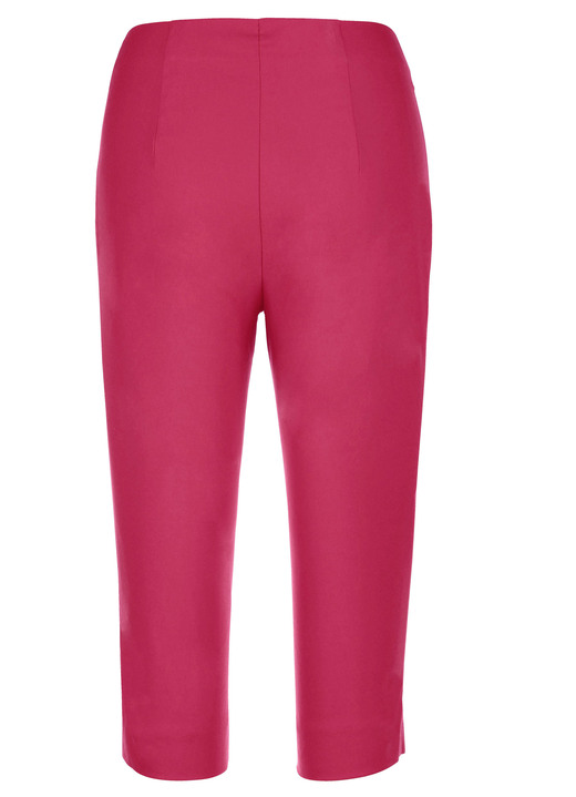 Hosen in Schlupfform - Caprihose mit komfortablem Dehnbund, in Größe 038 bis 052, in Farbe TÜRKIS Ansicht 4