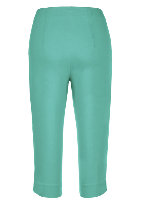 Hosen in Schlupfform - Caprihose mit komfortablem Dehnbund, in Größe 038 bis 052, in Farbe TÜRKIS Ansicht 14