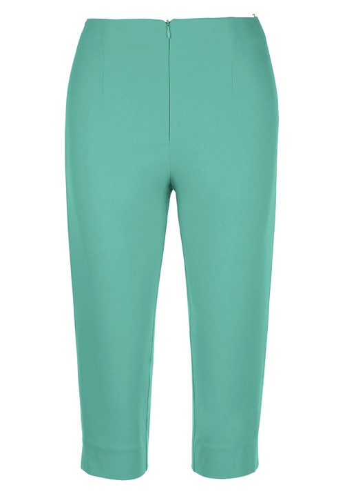 Hosen in Schlupfform - Caprihose mit komfortablem Dehnbund, in Größe 038 bis 052, in Farbe TÜRKIS Ansicht 13