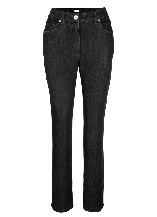 Hosen - Knöchellange Jeans in 5-Pocket-Form Ansicht 5 Hosen - Knöchellange Jeans in 5-Pocket-Form, in Größe 019 bis 052, in Farbe DUNKELBLAU Ansicht 5