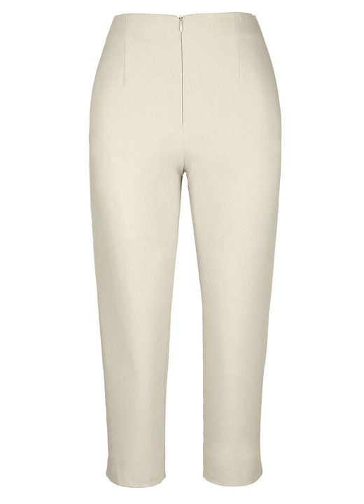 Hosen mit Knopf- und Reißverschluss - Hose in 7/8-Länge , in Größe 038 bis 052, in Farbe WEISS Ansicht 12