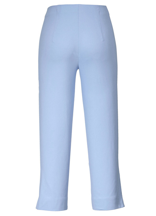 Hosen mit Knopf- und Reißverschluss - Hose in 7/8-Länge , in Größe 038 bis 052, in Farbe TÜRKIS Ansicht 9