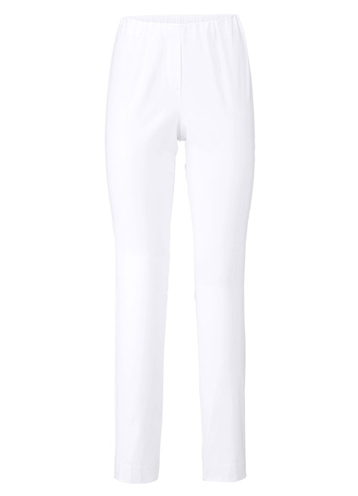 Hosen in Schlupfform - Schicke Hose in bequemer Schlupfform Hosen in Schlupfform - Schicke Hose in bequemer Schlupfform, in Größe 019 bis 052, in Farbe WEISS
