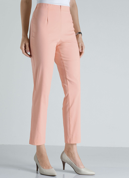 Hosen mit Knopf- und Reißverschluss - Hose in Knöchellänge , in Größe 019 bis 052, in Farbe TÜRKIS Ansicht 9