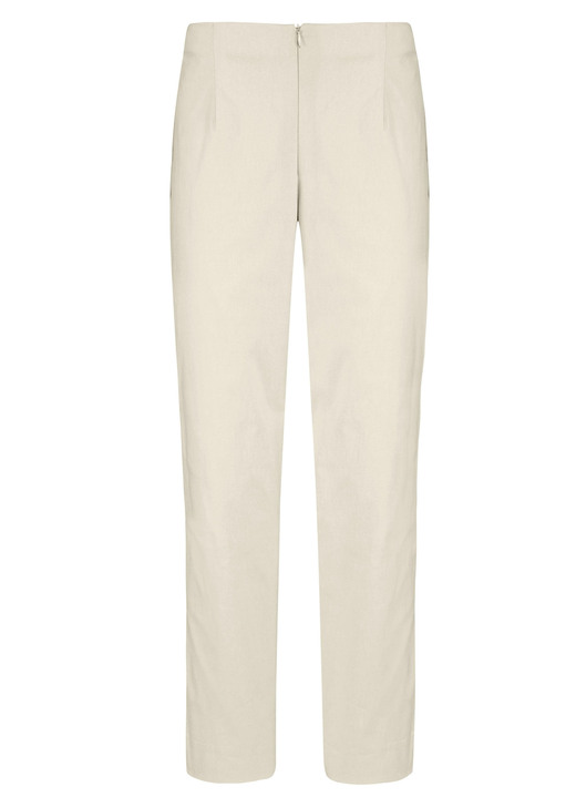 Hosen mit Knopf- und Reißverschluss - Hose in Knöchellänge , in Größe 019 bis 052, in Farbe TÜRKIS Ansicht 3