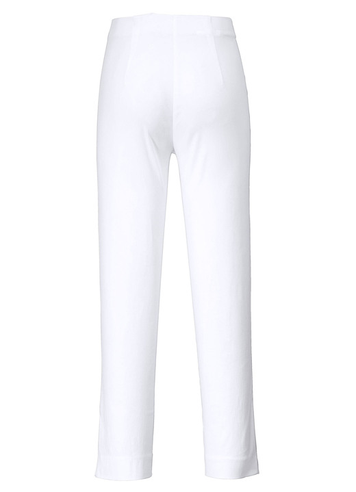 Hosen mit Knopf- und Reißverschluss - Hose in Knöchellänge , in Größe 019 bis 052, in Farbe TÜRKIS Ansicht 25