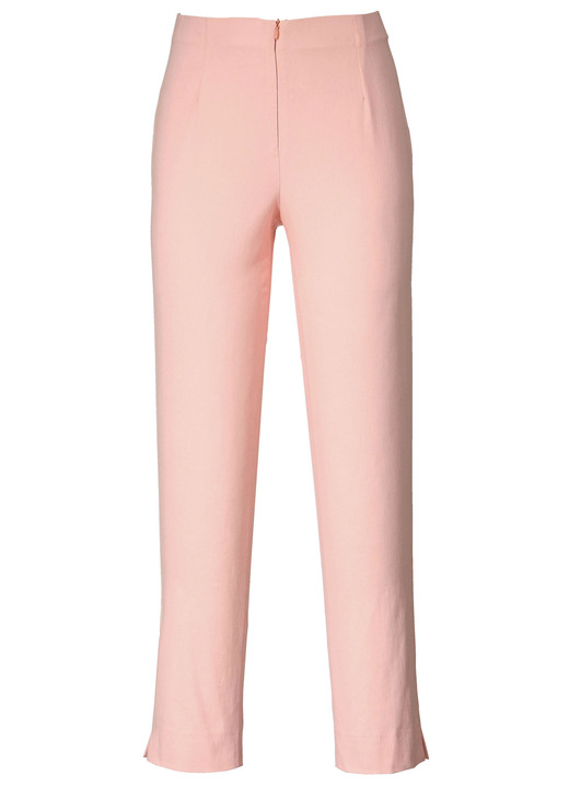 Hosen mit Knopf- und Reißverschluss - Hose in Knöchellänge , in Größe 019 bis 052, in Farbe TÜRKIS Ansicht 7