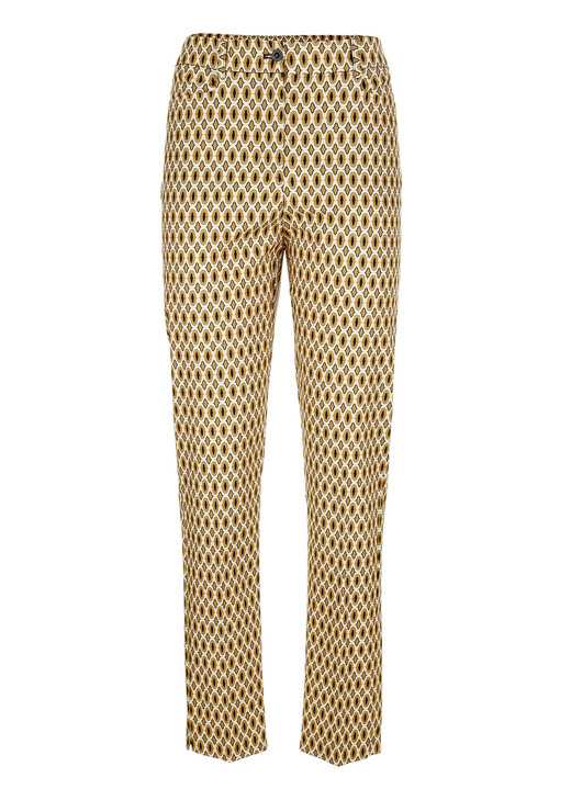 SALE - Hose mit farbbrillantem Druck, in Größe 020 bis 052, in Farbe BRAUN-TERRAKOTTA Ansicht 1