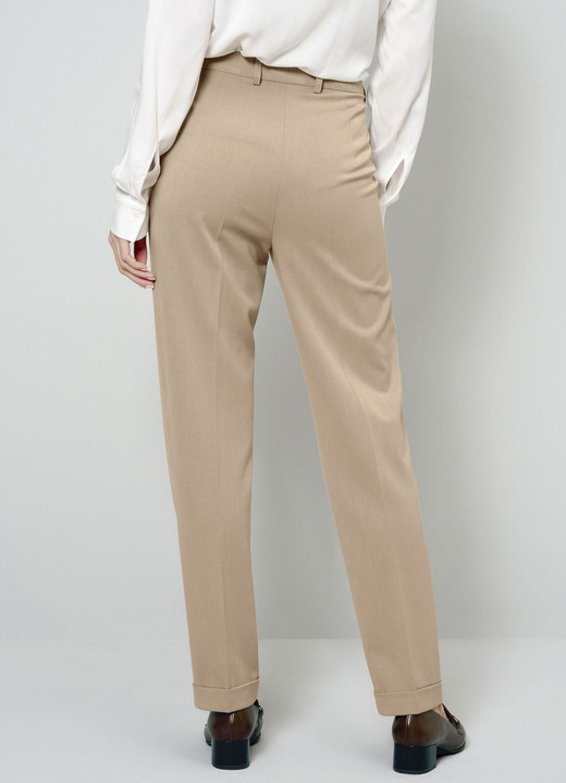 SALE - Hose mit fixierten Aufschlägen, in Größe 019 bis 052, in Farbe CAMEL Ansicht 4