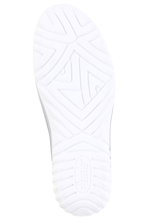 Schuhe - ELENA EDEN Sneaker aus genarbtem Kalbleder, in Größe 3 1/2 bis 8, in Farbe WEISS Ansicht 3