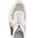 Slipper & Schnürschuhe - ELENA EDEN Sneaker mit Leo-Print und Metallic-Besätzen, in Größe 3 1/2 bis 8, in Farbe WEISS-BEIGE-BRAUN – Farbe WEISS-BEIGE-BRAUN – Ansicht 2