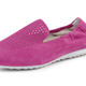 Slipper & Schnürschuhe - ELENA EDEN Slipper aus weichem Veloursleder mit luftiger Perforation, in Größe 3 1/2 bis 8, in Farbe HELLBLAU – Farbe PINK – Ansicht 1