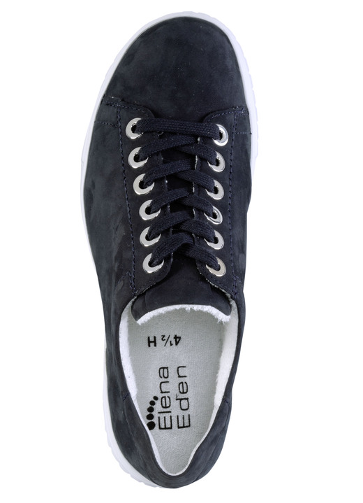 Slipper & Schnürschuhe - ELENA EDEN Sneaker aus Nubukleder, in Größe 3 1/2 bis 8, in Farbe DUNKELBLAU Ansicht 2