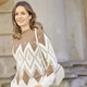 Langarm - Pullover mit flauschigem Effektgarn – Farbe CAMEL-ECRU-GOLDFARBEN – Ansicht 1 Langarm - Pullover mit flauschigem Effektgarn, in Größe 036 bis 052, in Farbe CAMEL-ECRU-GOLDFARBEN – Farbe CAMEL-ECRU-GOLDFARBEN – Ansicht 1