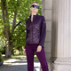 Kurz - Jacke mit Steppeinsätzen – Farbe BROMBEERE – Ansicht 3 Kurz - Jacke mit Steppeinsätzen, in Größe 036 bis 052, in Farbe BROMBEERE – Farbe BROMBEERE – Ansicht 3