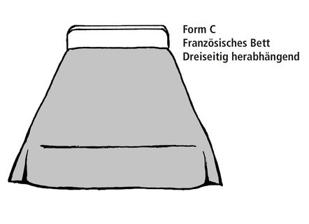 Tagesdecken - Hochwertige Tagesdecke mit Bandeinfassung – Farbe GRÜN – Ansicht  Tagesdecken - Hochwertige Tagesdecke mit Bandeinfassung, in Größe 873 (Einzelbett, 135x210 cm) bis 924 (2 Kissenbezüge, 50x 50 cm), in Farbe GRÜN – Farbe GRÜN – Ansicht