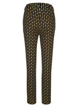 Hose in Minimal-Dessinierung SCHWARZ-GELB