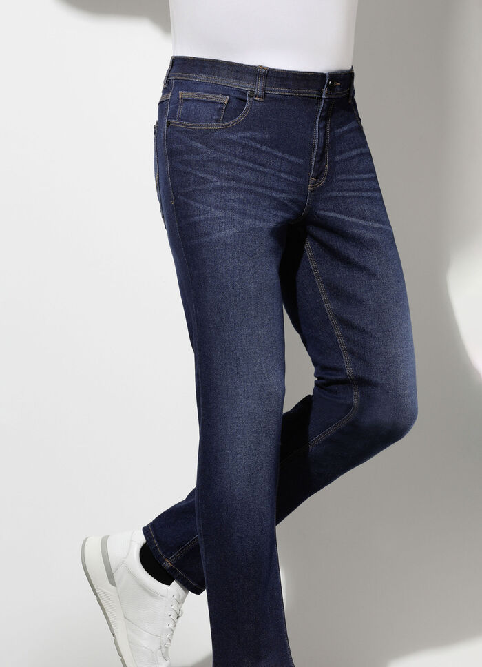 Jeans von "Redpoint" mit Dehnbund in 4 Farben DUNKELJEANS