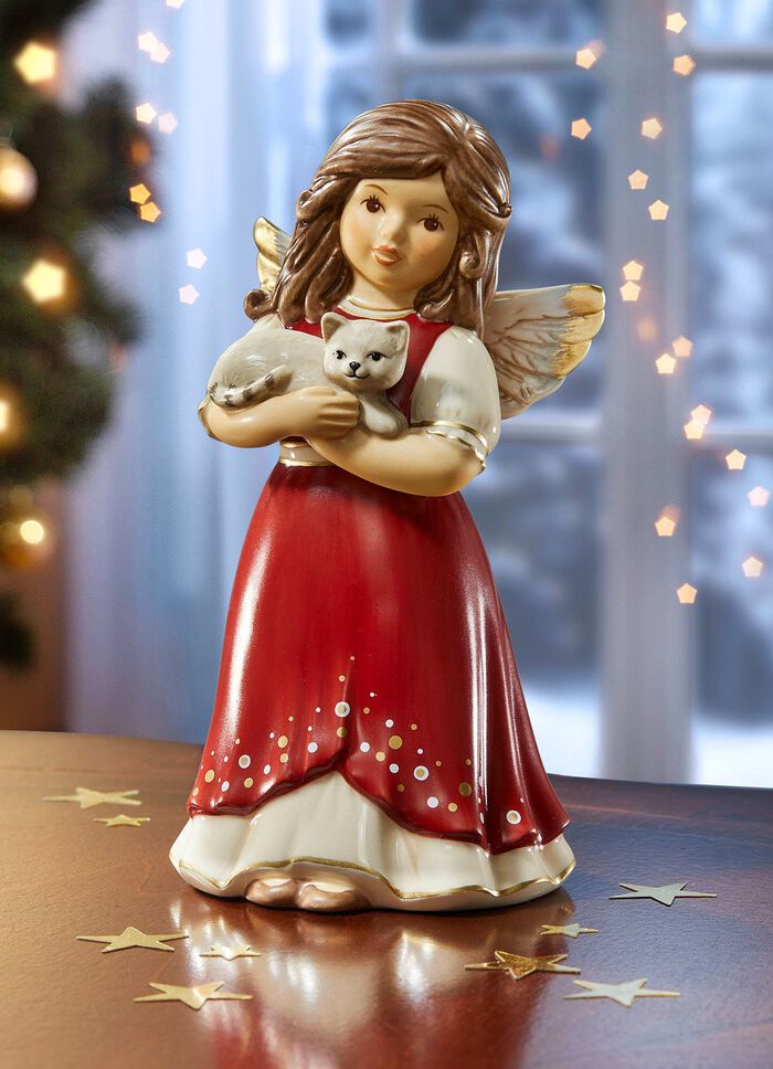 Engel mit Katze aus dem Hause Goebel 