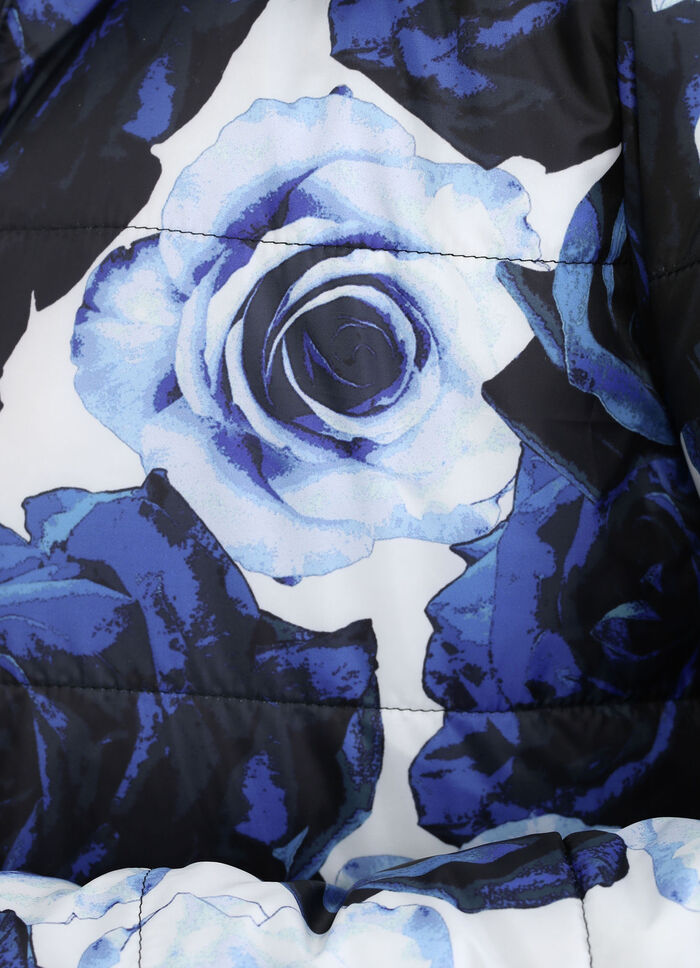 Jacke mit dekorativem Rosendessin 