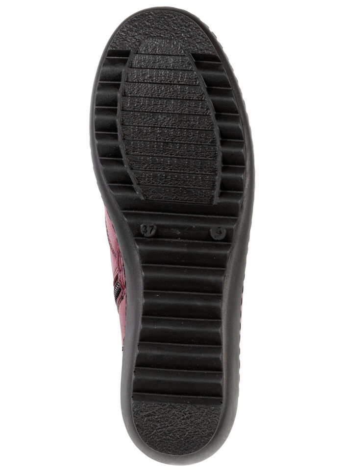 Gemini, bequeme Damen-Boots, Weite G, mit herausnehmbarem Fu&szlig;bett BORDEAUX