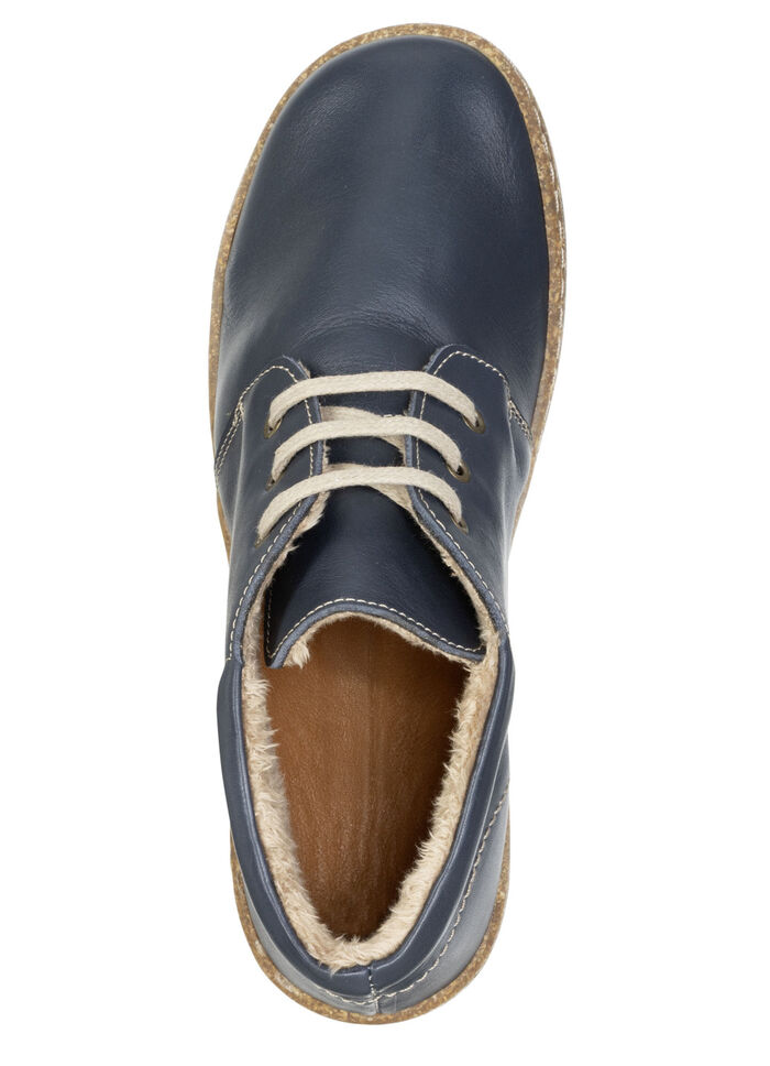 ELENA EDEN, gefütterte Damen-Boots, Weite G, mit herausnehmbarem Fußbett BLAU