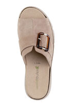 Waldl&auml;ufer Pantolette mit Zier-Schlie&szlig;e SAND