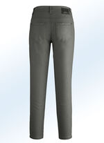 Dezent schimmernde Hose OLIV