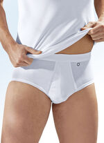 Pfeilring Dreierpack Slips aus Feinjersey, weiß 