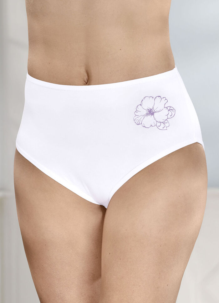 Sechserpack Slips mit Gummizug im Bund 