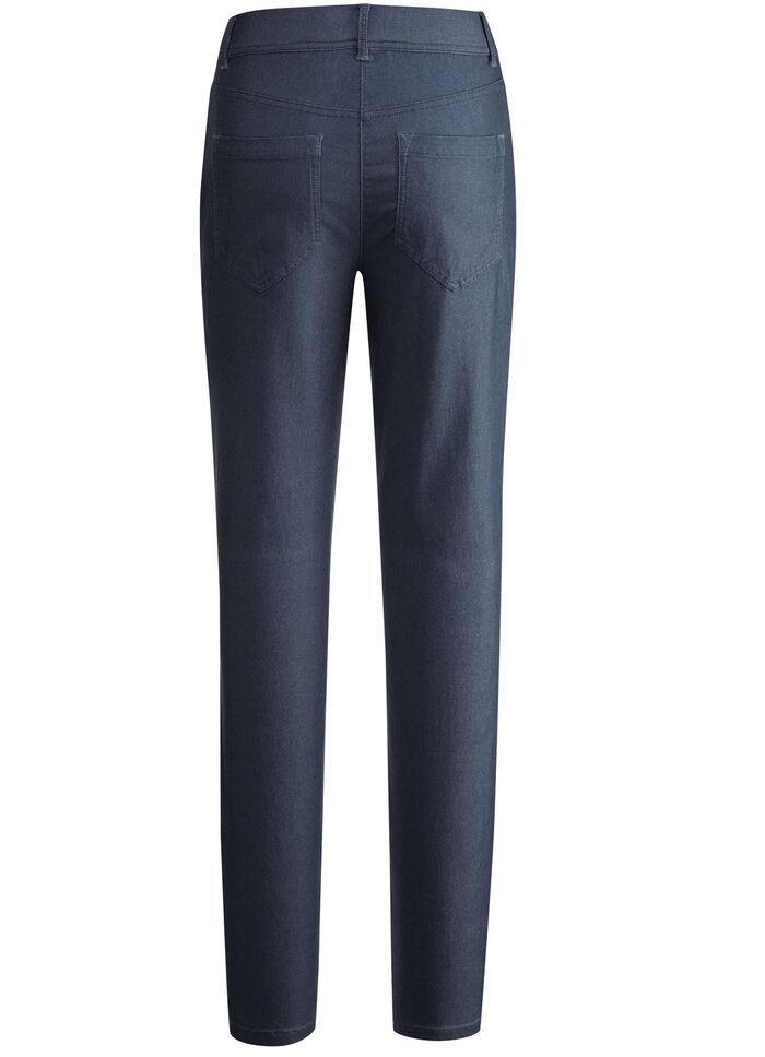 Hose in Denim-Optik DUNKELBLAU