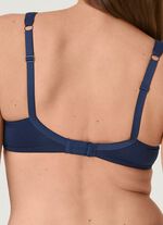 Naturana BH mit Satinblende am Dekollet&eacute; 