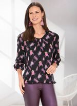 Tunika mit Inkjet-Druck 