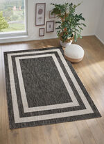 Brücken und Teppiche für den Innen- und Außenbereich ANTHRAZIT