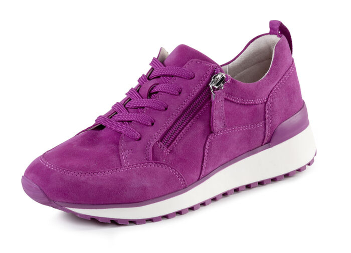 Caprice, trendige Damen-Sneaker, Weite G, mit herausnehmbarem Fu&szlig;bett PINK