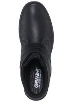 Gemini Stiefelette aus weichem Rind-Nappaleder SCHWARZ