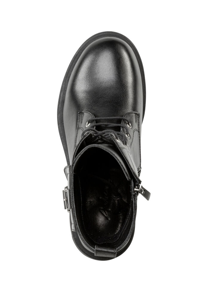 Andrea Conti Stiefelette mit modischen, aufgesetzten Täschchen SCHWARZ