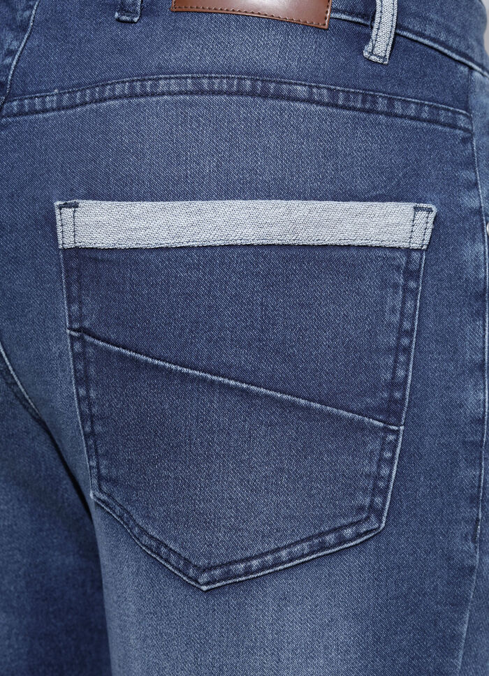 Jogg-Denim-Jeans von "Francesco Botti" in 2 Farben JEANSBLAU