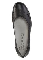 ELENA EDEN, stilvolle Damen-Pumps, Weite H, mit herausnehmbarem Fu&szlig;bett SCHWARZ