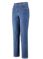 Hochelastische, figurformende Jeans JEANSBLAU