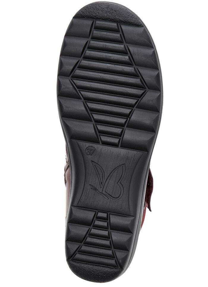 ELENA EDEN, atmungsaktive Damen-Boots, Weite H, mit Rei&szlig;verschluss BORDEAUX