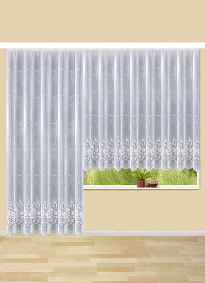 Store mit Plauener Stickerei und Universalschienenband 