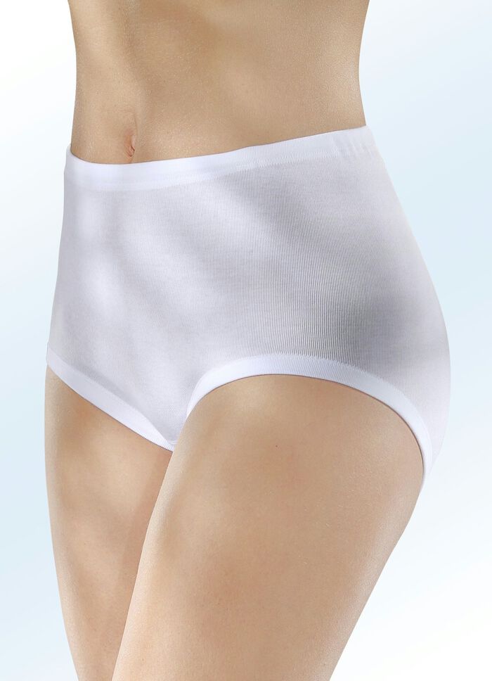 Schiesser Starlet-F&uuml;nferpack Slips WEISS