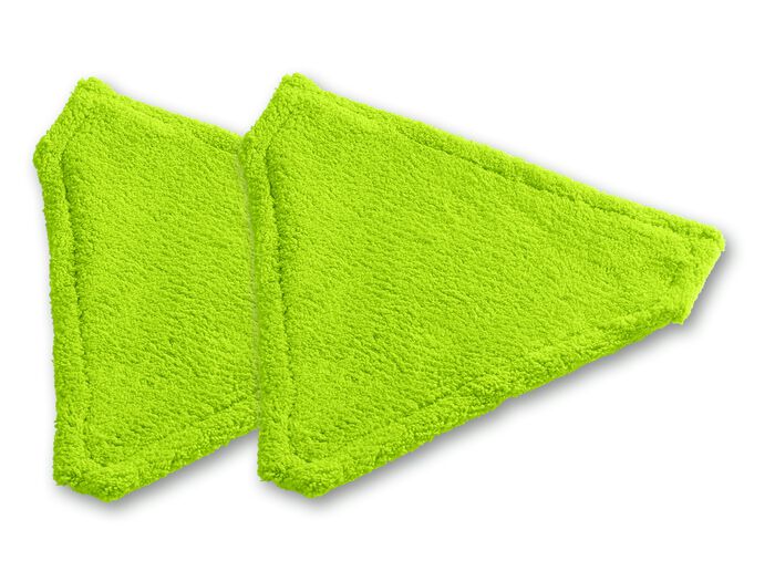 Ersatzbezüge, 2er-Set, für Dreieckfuß Wischmopp 