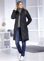 Funktionsmantel mit Rautenstepp 