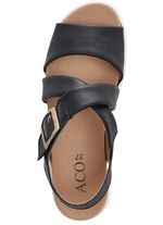 ELENA EDEN Sandale aus Nappaleder SCHWARZ